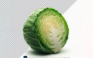 Cabbage Fresh Vegetable Transparent background 03