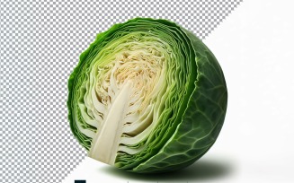 Cabbage Fresh Vegetable Transparent background 06