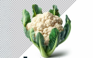 Cauliflower Fresh Vegetable Transparent background 04