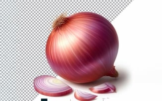 Onion Fresh Vegetable Transparent background 01