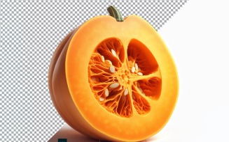 Pumpkin Fresh Vegetable Transparent background 06