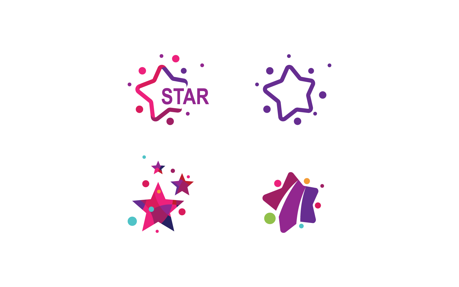 Star illustration icon illustration vector logo flat design