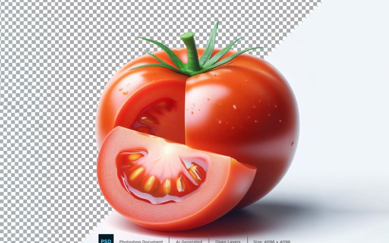 Tomato Fresh Vegetable Transparent background 01 Vector Graphic