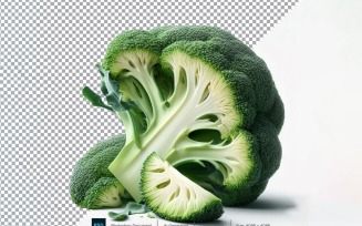 Broccoli Fresh Vegetable Transparent background 04