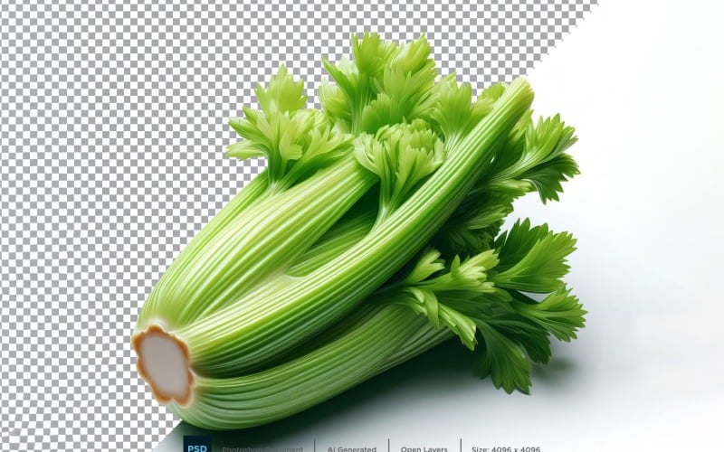 Celery Fresh Vegetable Transparent background 02 Vector Graphic