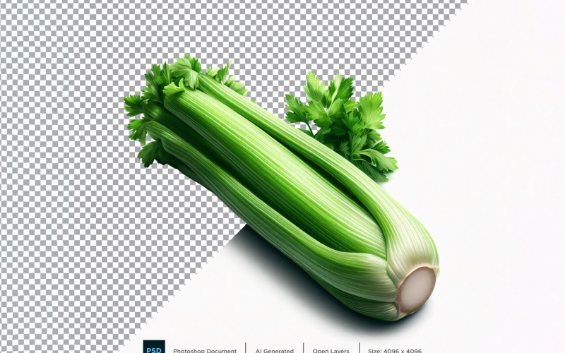 Celery Fresh Vegetable Transparent background 04 Vector Graphic