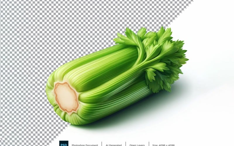 Celery Fresh Vegetable Transparent background 06 Vector Graphic