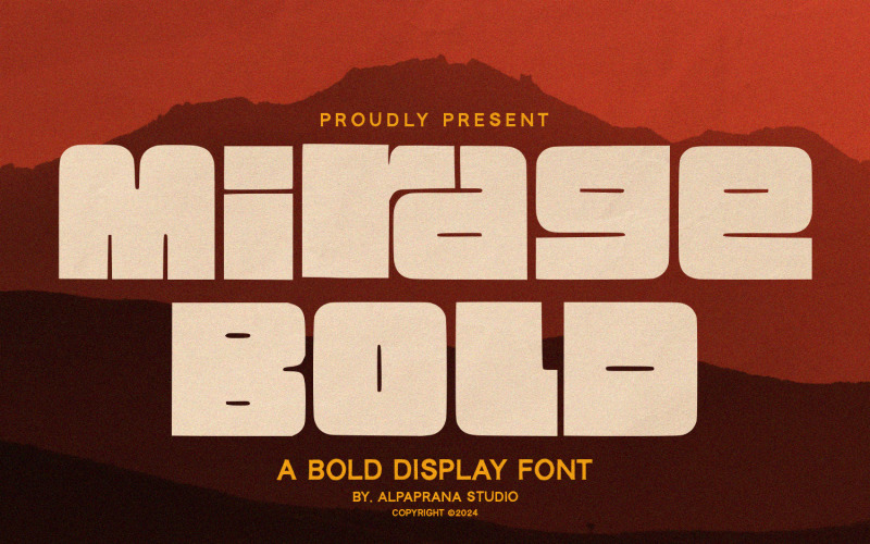 Mirage Bold - Bold Display Font