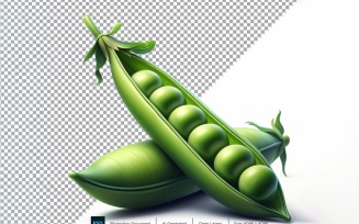 Peas Fresh Vegetable Transparent background 03