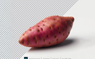 Sweet Potato Fresh Vegetable Transparent background 04