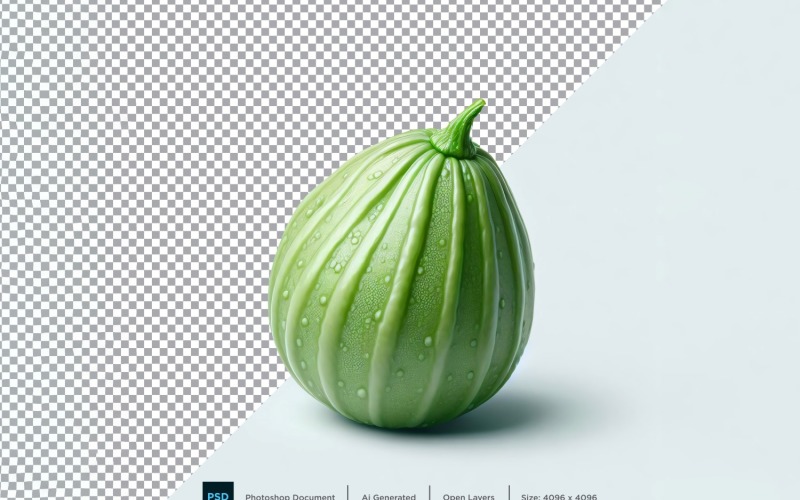 Apple Gourd Fresh Vegetable Transparent background 01 Vector Graphic