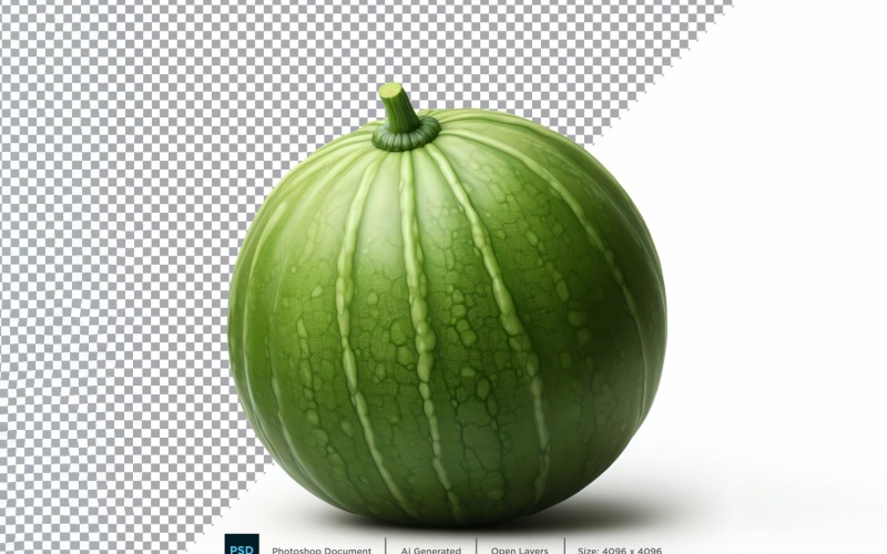 Apple Gourd Fresh Vegetable Transparent background 03 Vector Graphic