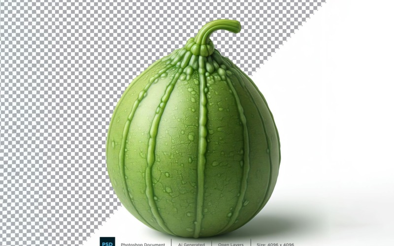 Apple Gourd Fresh Vegetable Transparent background 05 Vector Graphic