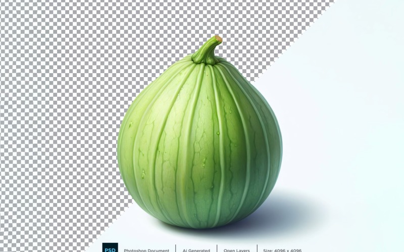 Apple Gourd Fresh Vegetable Transparent background 06 Vector Graphic