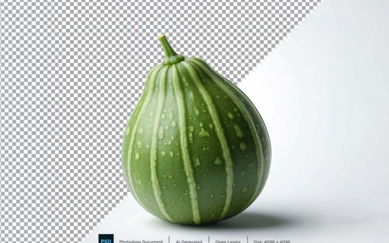 Apple Gourd Fresh Vegetable Transparent background 08 Vector Graphic