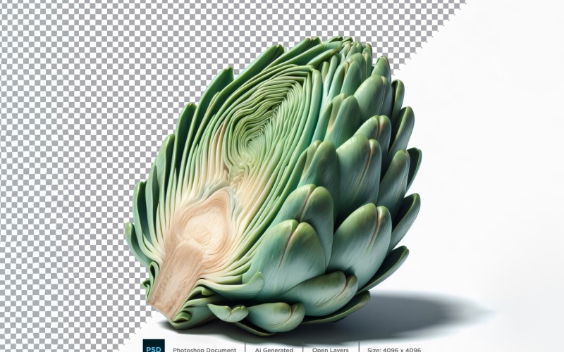 Artichoke Fresh Vegetable Transparent background 07 Vector Graphic