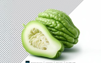 Chayote Fresh Vegetable Transparent background 05