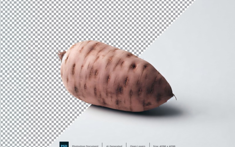 Yam Fresh Vegetable Transparent background 02 Vector Graphic