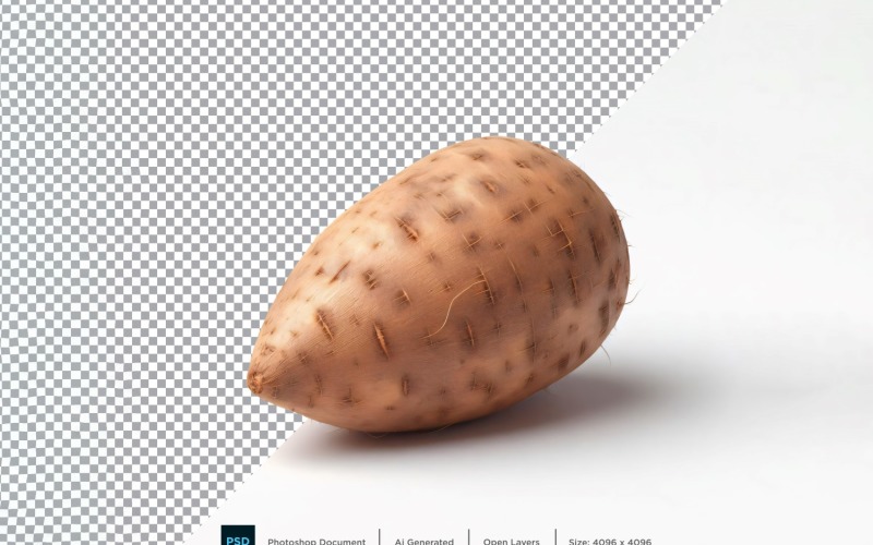 Yam Fresh Vegetable Transparent background 03 Vector Graphic