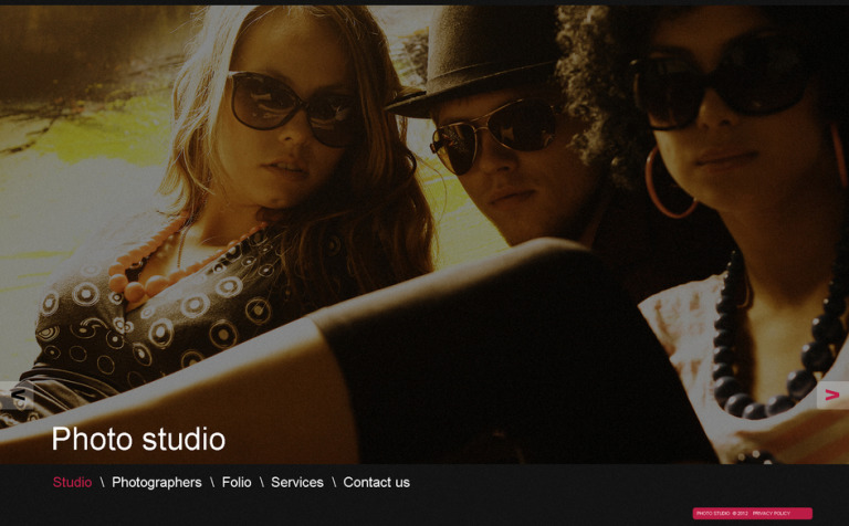 Photo Studio Moto CMS HTML Theme Big Screenshot Photo Studio Moto CMS HTML Template New Screenshots BIG