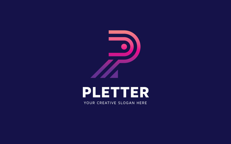 Modern P Letter Logo Design Template Logo Template
