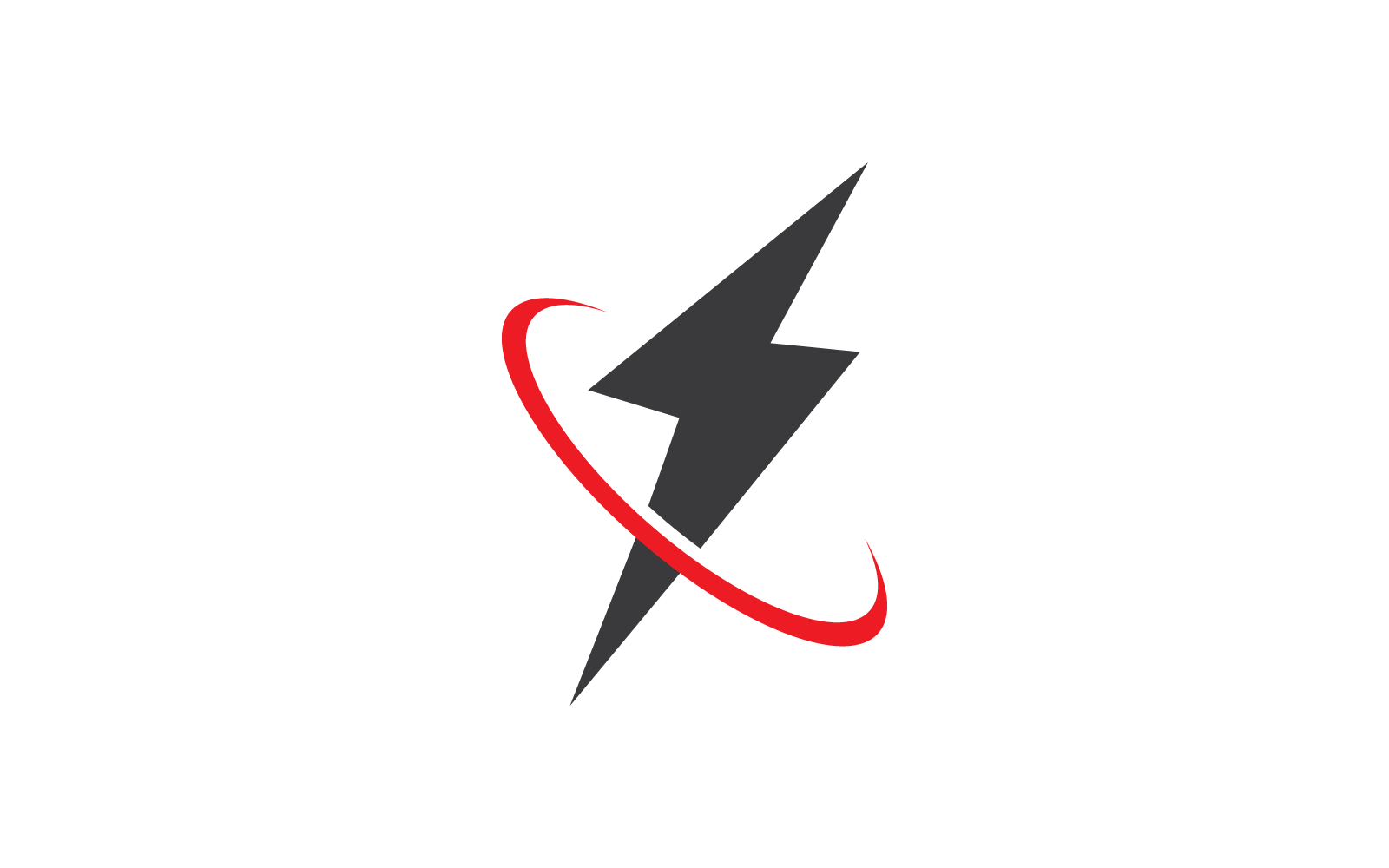 Power lightning power energy logo icon vector template