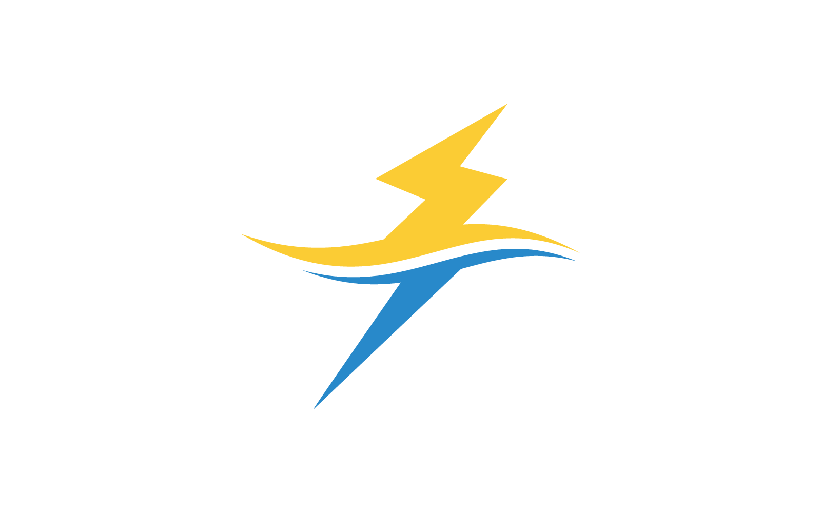 Power lightning power energy logo vector design template