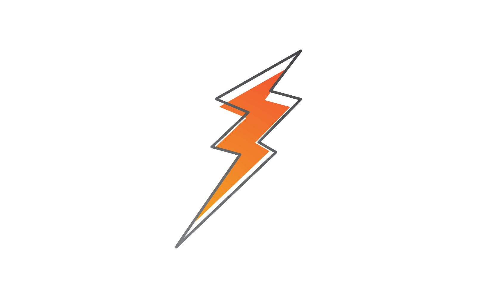 Vector de ilustración del logotipo de energía de energía relámpago