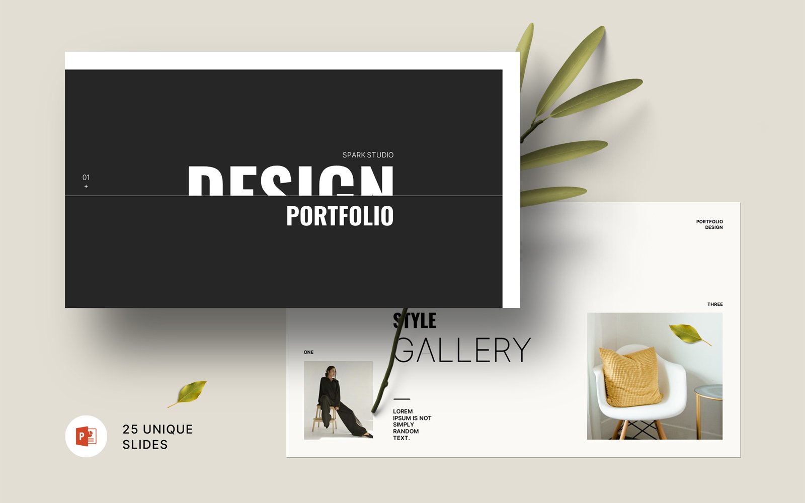Kit Graphique #404140 Portfolio Presentation Web Design - Logo template Preview