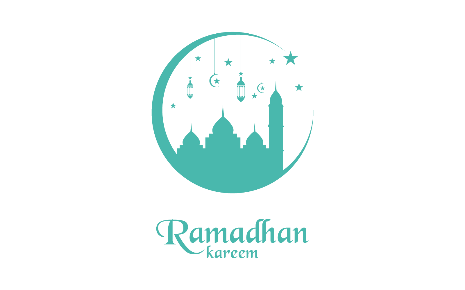 Islamic logo, Mosque,ramadhan kareem icon vector template