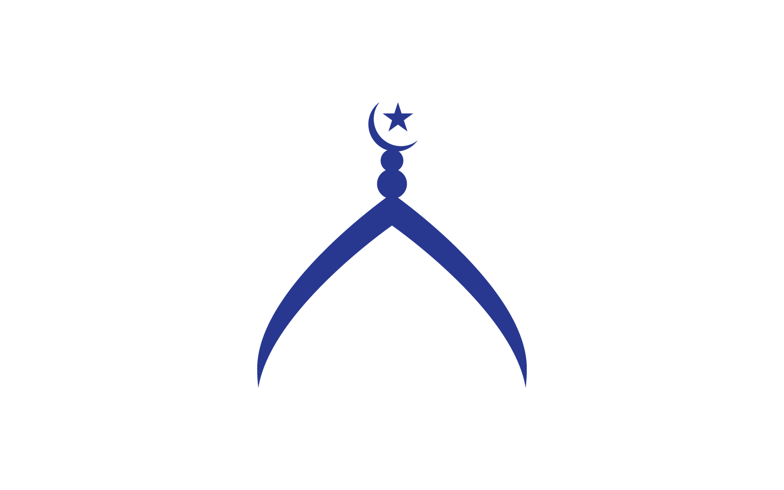 Исламский логотип, мечеть, шаблон векторного дизайна Рамадана Карима