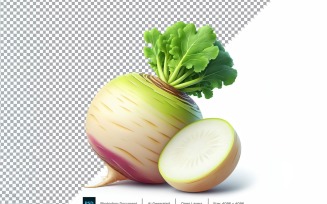 Turnip Fresh Vegetable Transparent background 07