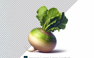 Turnip Fresh Vegetable Transparent background 09