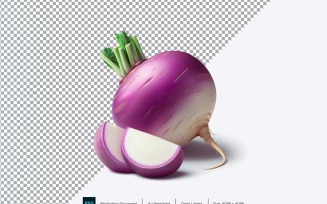 Turnip Fresh Vegetable Transparent background 11