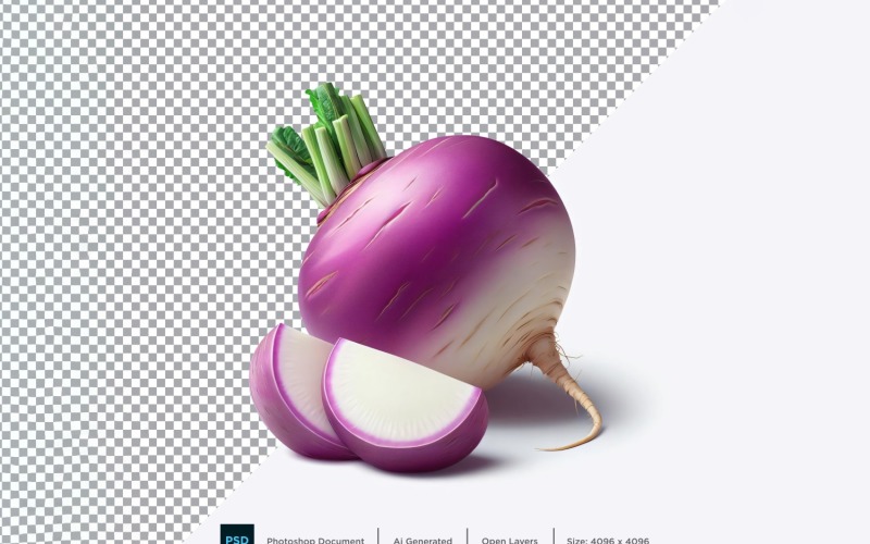 Turnip Fresh Vegetable Transparent background 11 Vector Graphic