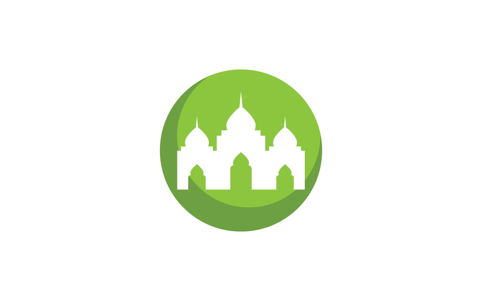 İslam, Cami, Ramazan Kareem logo şablonu