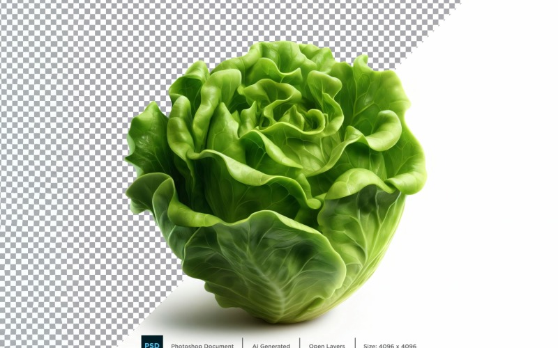 Lettuce Fresh Vegetable Transparent background 05 Vector Graphic