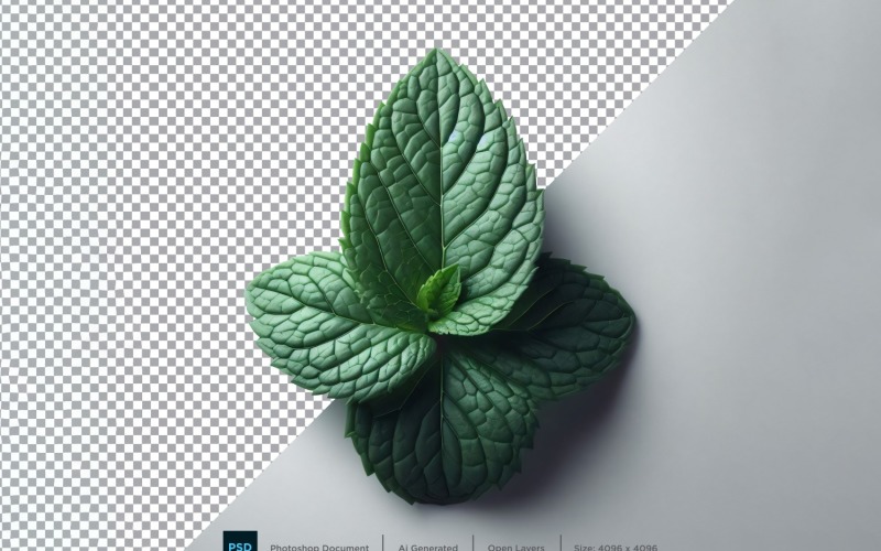Mint Fresh Vegetable Transparent background 09 Vector Graphic