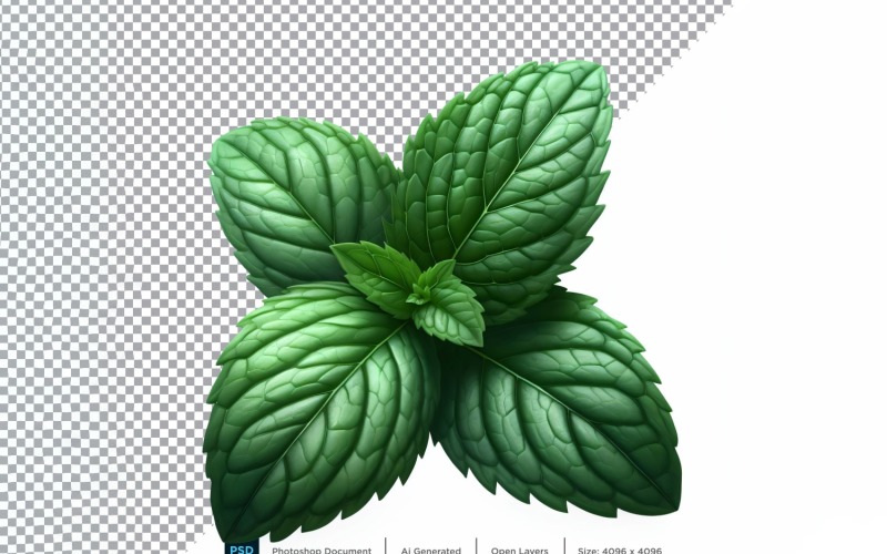 Mint Fresh Vegetable Transparent background 10 Vector Graphic