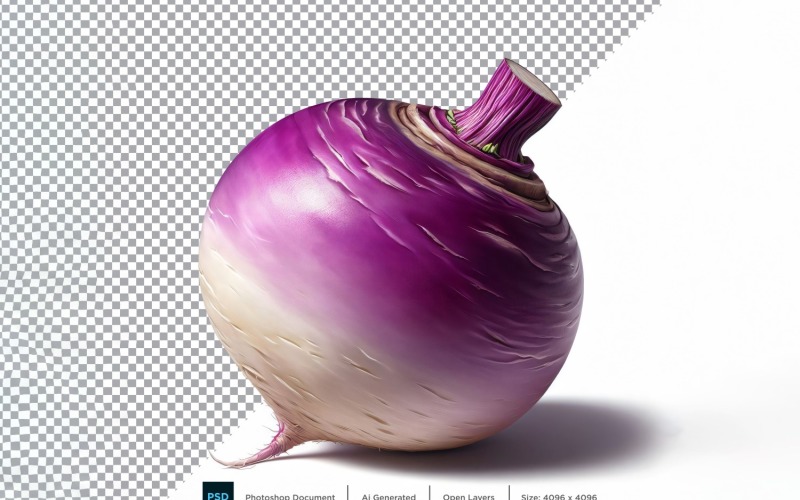Turnip Fresh Vegetable Transparent background 12 Vector Graphic