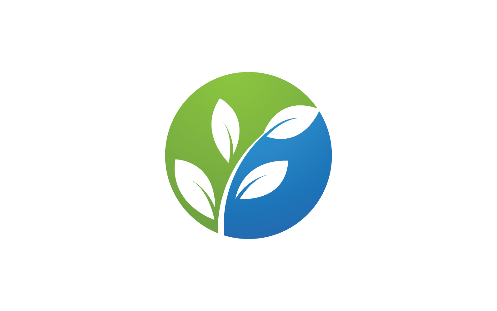 Vector de logotipo de naturaleza de diseño de hoja verde