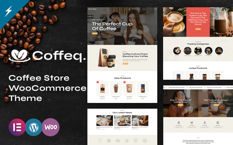 Coffeq - Cafe & Coffee Shop WooCommerce Theme