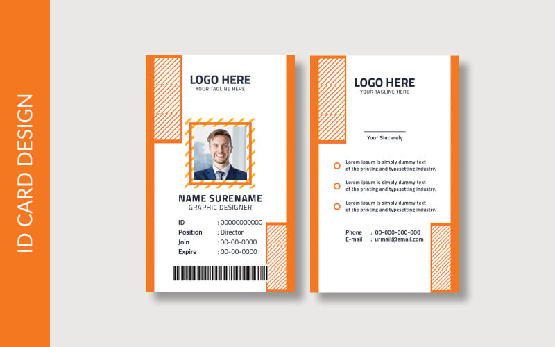 Corporate Id Card layout Design Corporate Identity