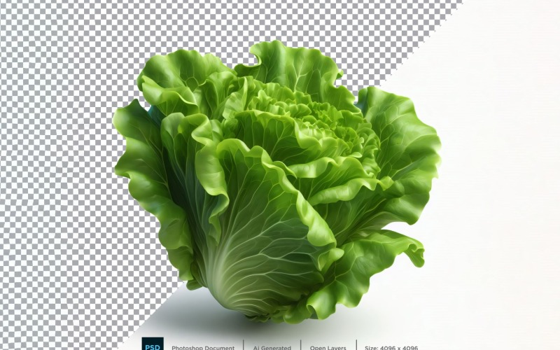 Lettuce Fresh Vegetable Transparent background 10 Vector Graphic