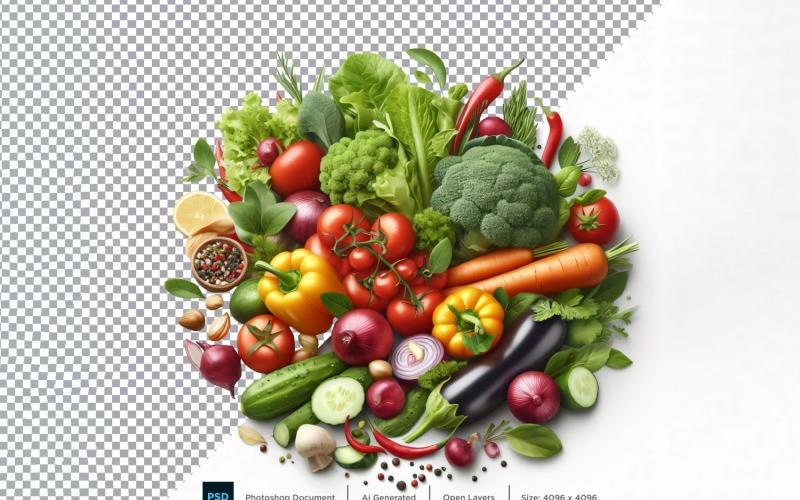 Vegetables Fresh Vegetable Transparent background 03 Vector Graphic