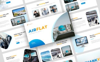 AirFlat - Airline Presentation Google Slides Template