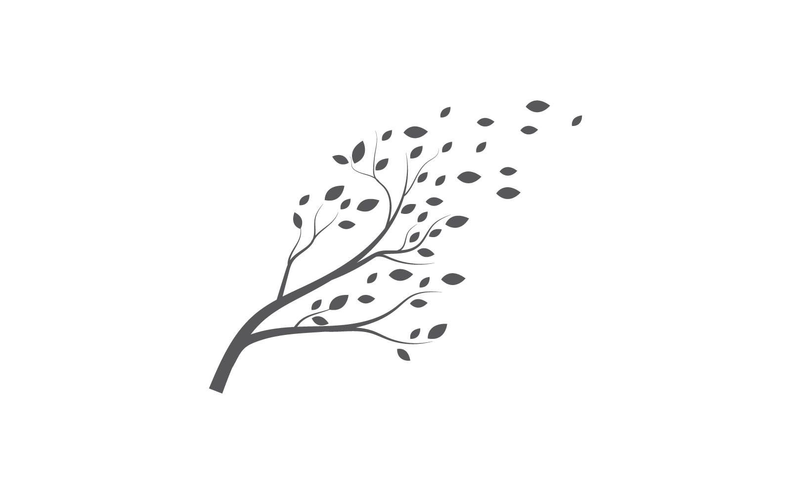 Boom natuur illustratie vector ontwerpsjabloon