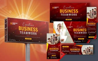 Corporate Business Template Red and Black