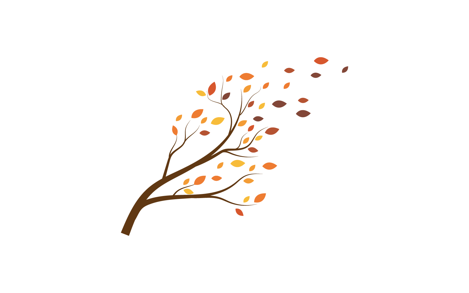 Tree nature illustration logo vector design