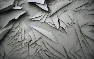 White stone pattern background_abstract stone pattern_papercut background_3d wall background